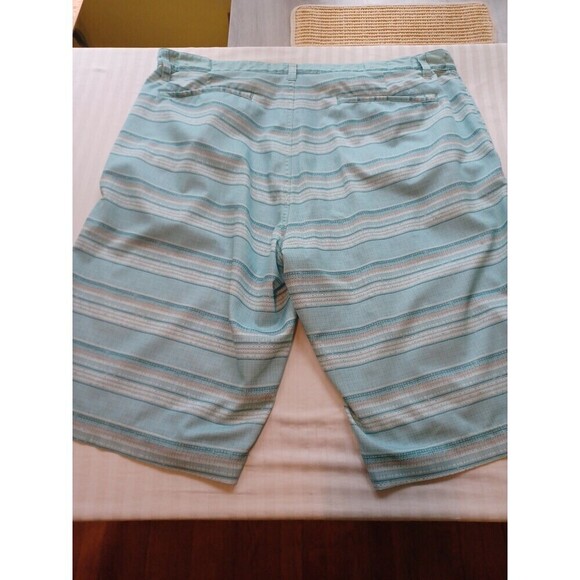 American Rag swim trunks board shorts mens 36 blue stripe surf beach active - Picture 5 of 8